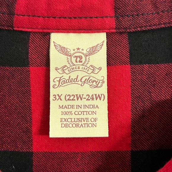 Chris Stapleton Whiskey and You Upcycled Flannel - Picture 7 of 10